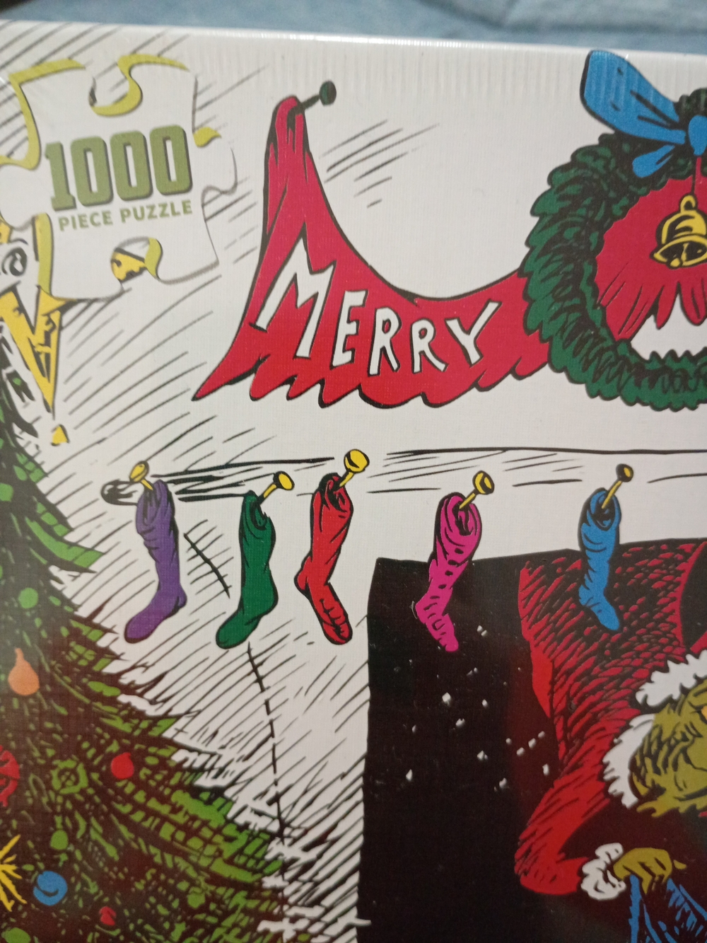 Dr. Seuss The Grinch 1000-Piece Christmas Puzzle - Multicolor - Picture 2 of 5